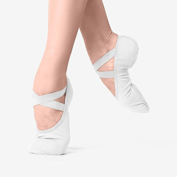 MEZZA PUNTA DANZA ELASTICIZZATA SD16 - WHITE