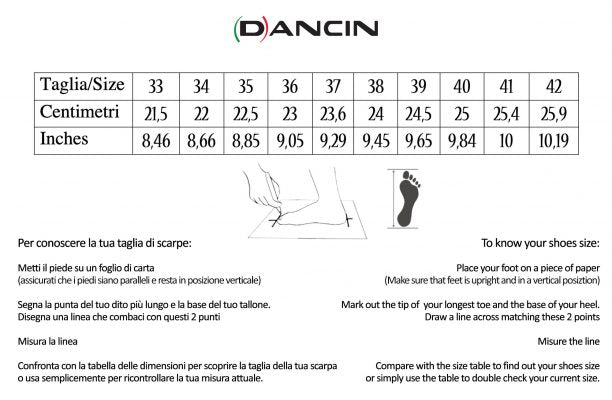 SCARPE DA BALLO 9572 - TACCO 7,5 CM